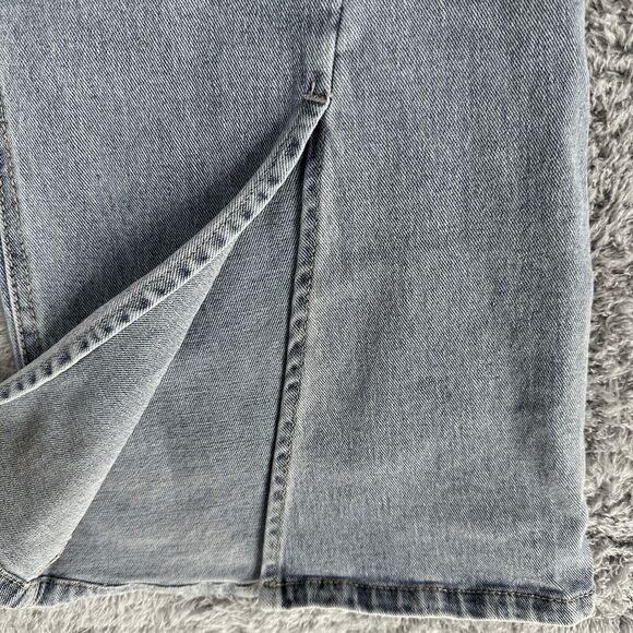 1822 Denim Women Retro 70s Super Flared Jeans Slit Hem Bell Bottom High Rise Y2K - Picture 4 of 16